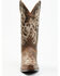Image #4 - Shyanne Women's Lasy Floral Embroidered Western Boots - Snip Toe, Brown, hi-res