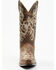 Image #4 - Shyanne Women's Lasy Floral Embroidered Western Boots - Snip Toe , Brown, hi-res