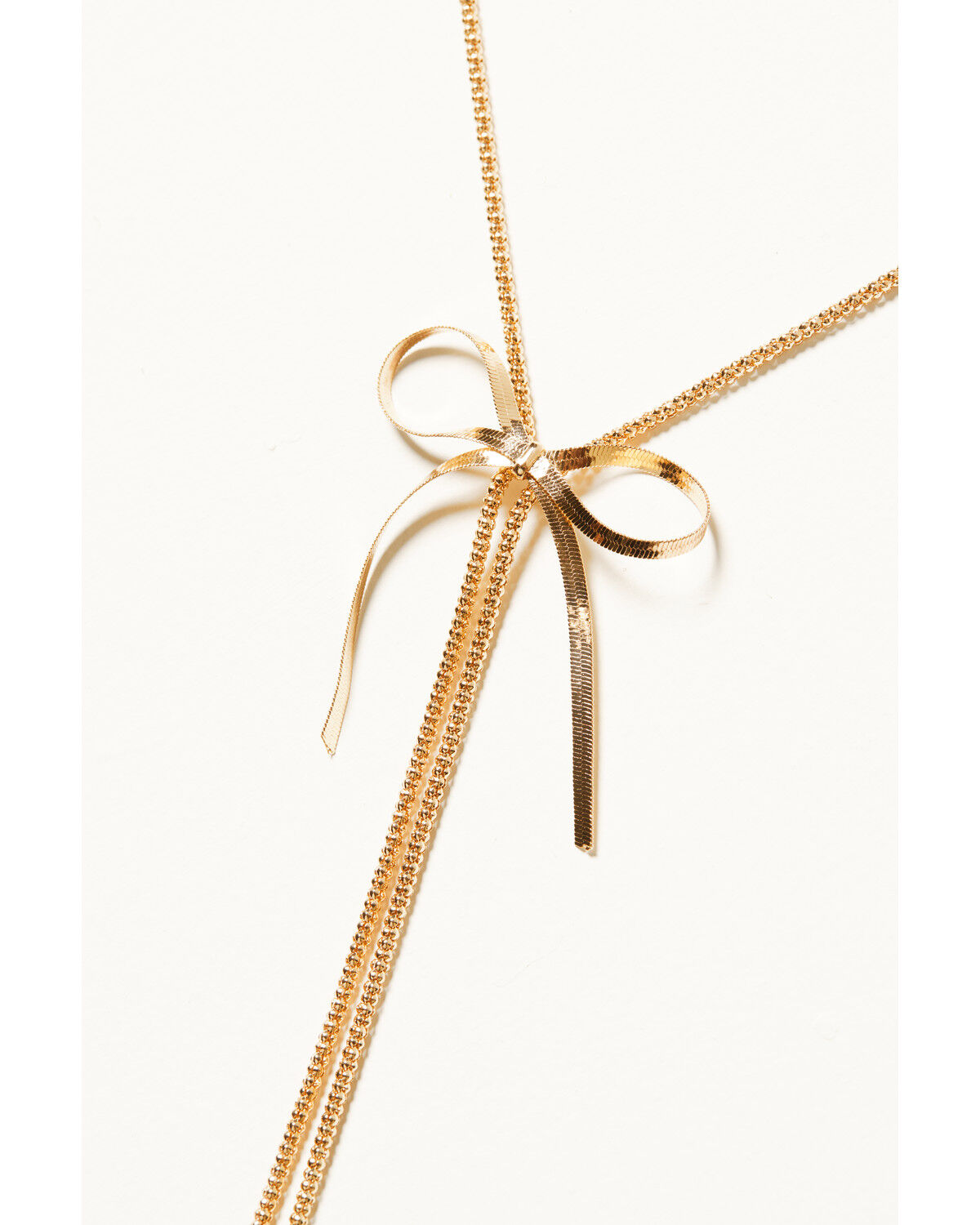 Image #3 - Shyanne Women's Layered Bow Bolo Necklace, Gold, hi-res