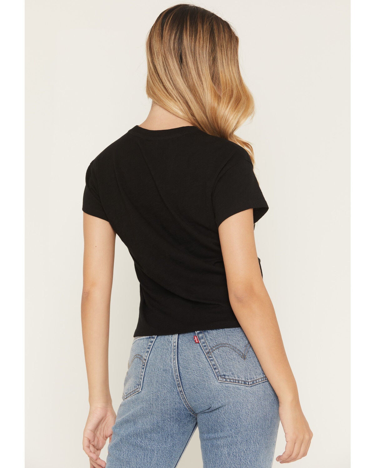 Image #4 - White Crow Women's Here For The Whiskey Short Sleeve Graphic T-Shirt, Black, hi-res