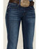 Image #2 - Ariat Women's R.E.A.L Mid Rise Candace Straight Jeans, Blue, hi-res