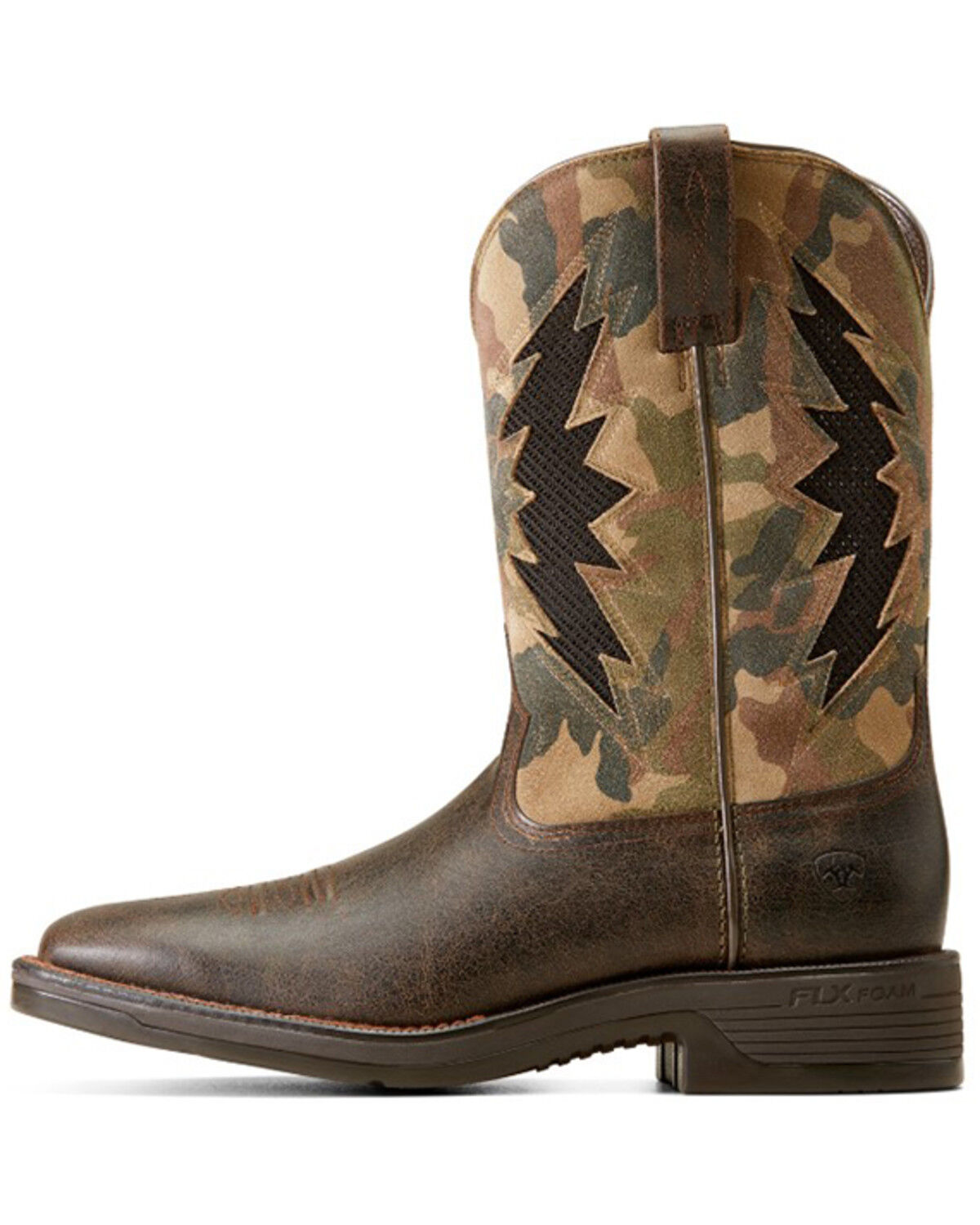 Image #2 - Ariat Men's Ridgeback VentTEK Performance Western Boots - Broad Square Toe, Brown, hi-res