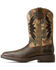 Image #2 - Ariat Men's Ridgeback VentTEK Performance Western Boots - Broad Square Toe, Brown, hi-res