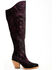 Image #2 - Corral Women's Metallic Tall Western Boots - Snip Toe, Black/purple, hi-res