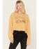 Image #1 - Cleo + Wolf Women's Find Your Wild Graphic Cropped Sweatshirt, Ivory, hi-res