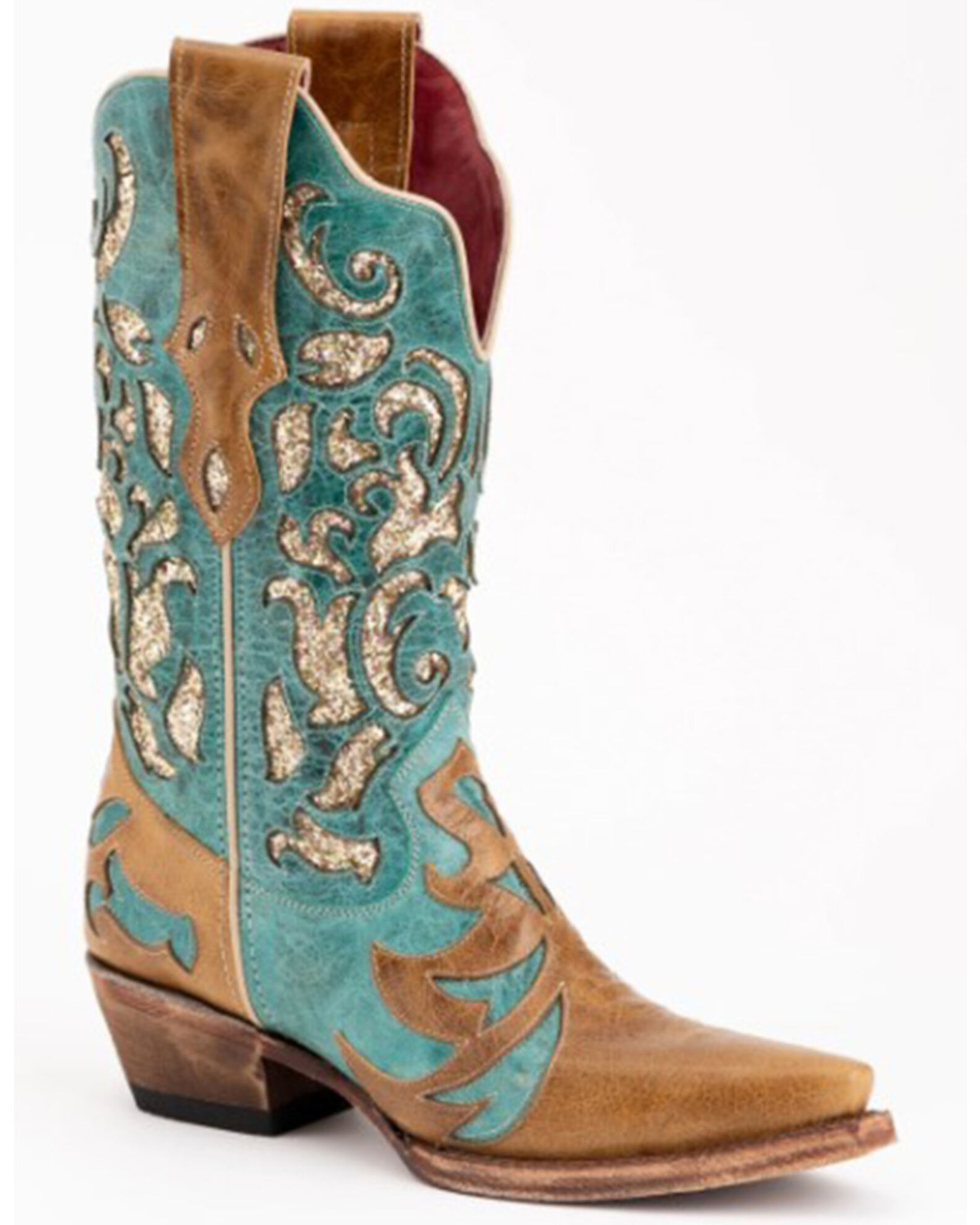 Ferrini Women s Country Glitz Western Boots Square Toe Country Outfitter