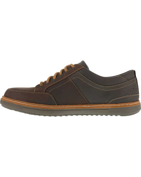 Florsheim Men's Gridley Casual Oxford Shoes - Steel Toe , Brown, hi-res