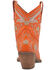 Image #5 - Dingo Women's Primrose Embroidered Floral Western Booties - Snip Toe, Orange, hi-res