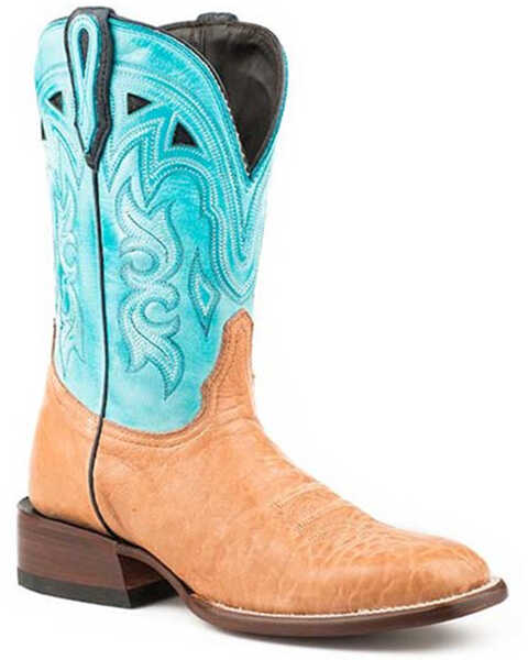 Image #1 - Stetson Women's Florence Western Boots - Square Toe , Brown, hi-res