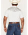 Image #4 - Burlebo Men's Camo Color Block Short Sleeve Snap Performance Western Shirt, Grey, hi-res