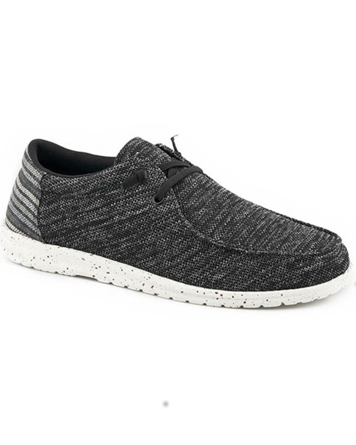 Image #1 - Roper Men's Hang Loose Low Casual Chukka Shoes - Moc Toe, Black, hi-res