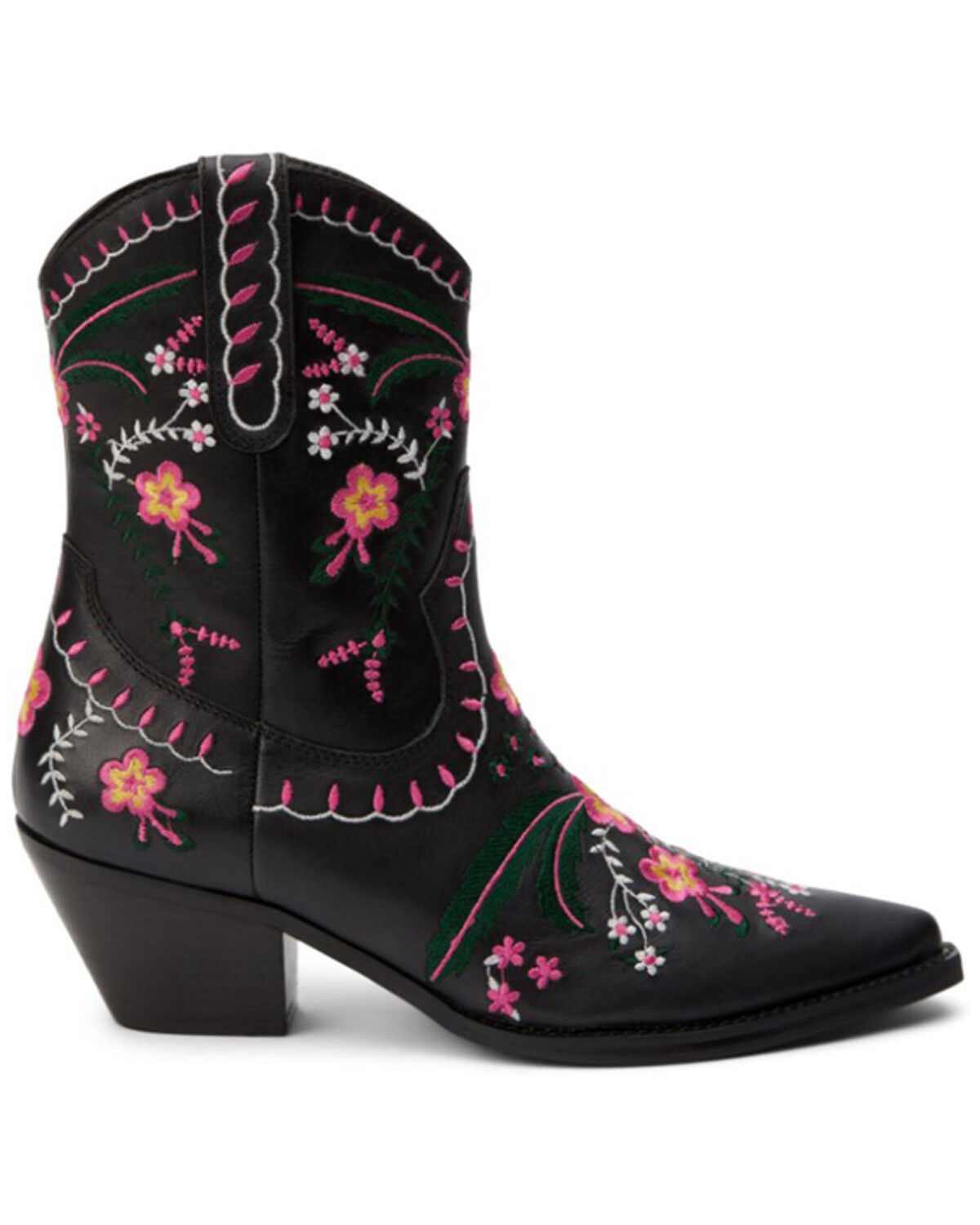 Image #2 - Matisse Women's Amber Booties - Snip Toe, Black, hi-res