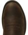 Image #6 - Durango Rebel Men's Pull On Western Performance Boots - Round Toe, Chocolate, hi-res