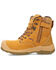 Image #3 - Puma Safety Women's Conquest 7" Waterproof Work Boots - Composite Toe, Wheat, hi-res