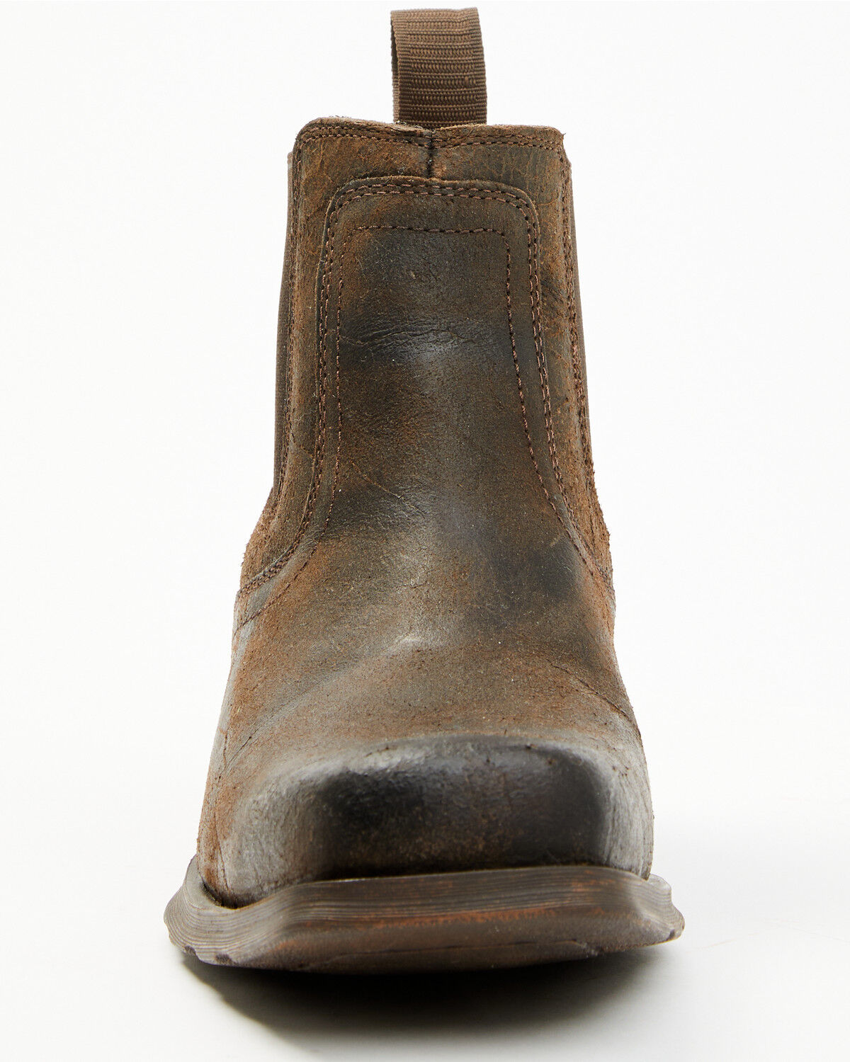 Image #4 - Ariat Men's Midtown Rambler Stone Chelsea Boots - Square Toe, Black, hi-res