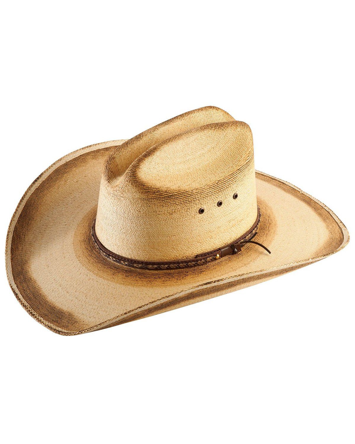 Jason Aldean Georgia Boy Palm Leaf Cowboy Hat, Natural, hi-res