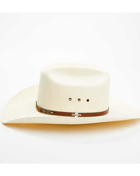 Image #3 - Stetson Rodeo Natural Cattleman Straw Cowboy Hat , Natural, hi-res