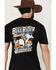 Image #4 - Cowboy Hardware Men's Boot Barn Exclusive Bull Rider Ranch Short Sleeve Graphic T-Shirt, Black, hi-res