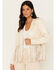 Image #1 - Boot Barn X Double D Women's Exclusive Embellished Fringe Bridal Jacket, Off White, hi-res