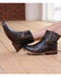 Image #2 - Bed Stu Women's Becca Side Zip Boots - Round Toe, Black, hi-res
