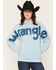 Image #1 - Wrangler Women's Logo Hoodie, Blue, hi-res