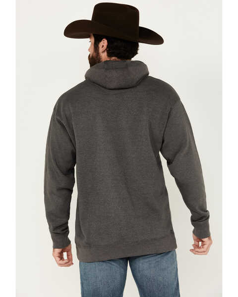 Image #4 - Ariat Men's Desert Roam Hooded Sweatshirt, Charcoal, hi-res