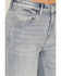 Image #2 - Miss Me Women's Light Wash High Rise Super Wide Stretch Denim Jeans, Light Wash, hi-res