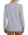 Image #2 - Carhartt Women's Loose Fit Heavyweight Long Sleeve Logo Graphic Work Tee, Heather Grey, hi-res