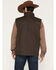 Image #4 - Cinch Men's Canvas Concealed Carry Vest, Brown, hi-res