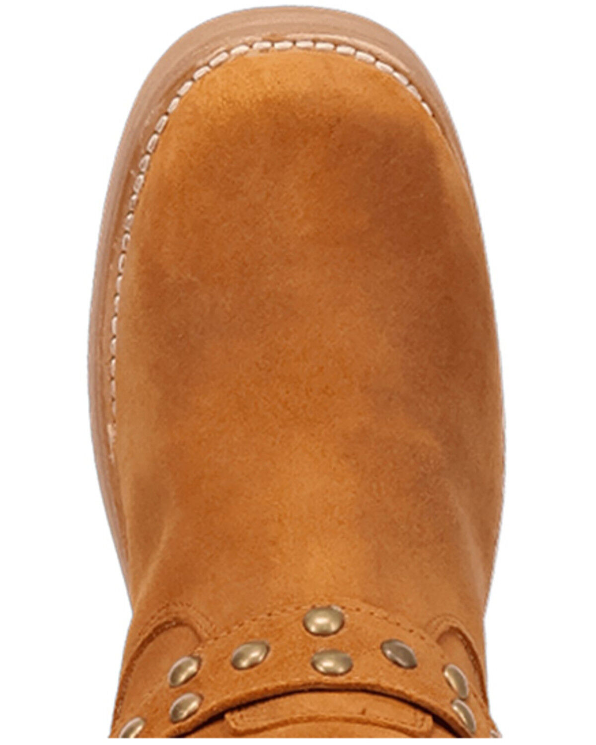 Image #6 - Dingo Women's Troubadour Studded Tall Fashion Boots - Round Toe, Tan, hi-res