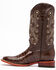 Ferrini Men's Chocolate Alligator Belly Print Western Boots - Broad Square Toe, , hi-res