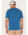 Image #4 - Carhartt Men's Re-Engineered Relaxed Fit Lightweight Short Sleeve Pocket T-Shirt, Dark Blue, hi-res