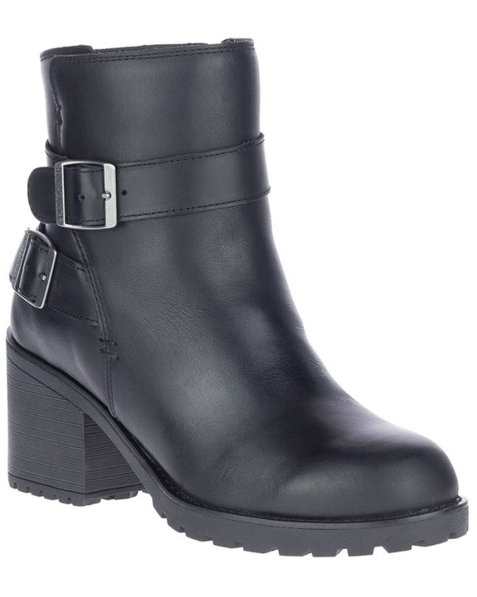 Harley Davidson Women s Lalanne Double Strap Moto Boots Round
