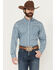 Image #1 - Cinch Men's Floral Geo Print Long Sleeve Button-Down Western Shirt, Multi, hi-res