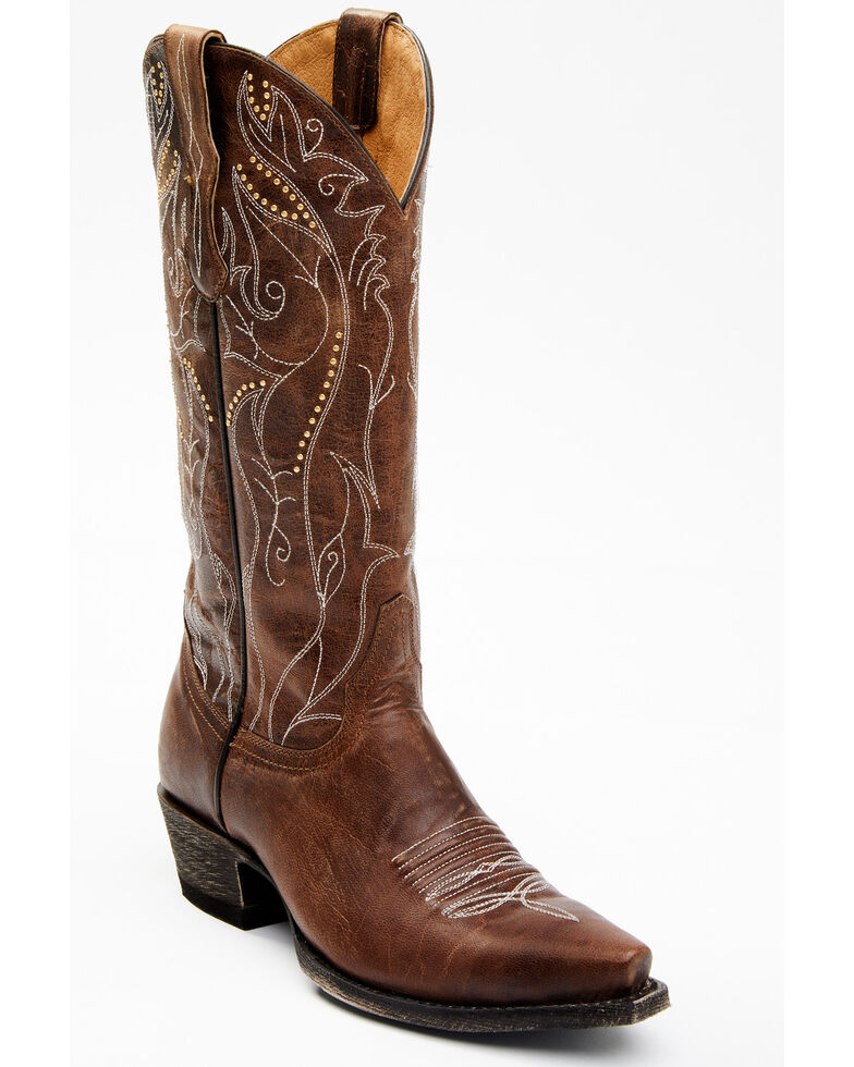 Idyllwind Women's Sweet Tea Western Boots - Snip Toe, Brown, hi-res