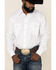 Rough Stock By Panhandle Men's Curnelian Tonal Plaid Long Sleeve Western Shirt , White, hi-res