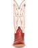Image #4 - Dan Post Women's Adeline Tall Western Boots - Square Toe, Red, hi-res