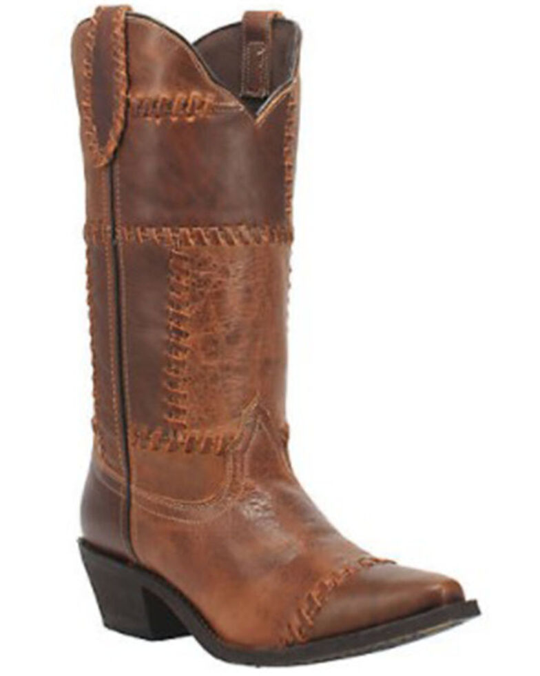 Laredo Women's Whiskey Run Western Boots - Snip Toe, Cognac, hi-res