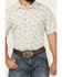 Image #3 - Gibson Trading Co Men's Groovey Floral Print Short Sleeve Button-Down Western Shirt, Ivory, hi-res