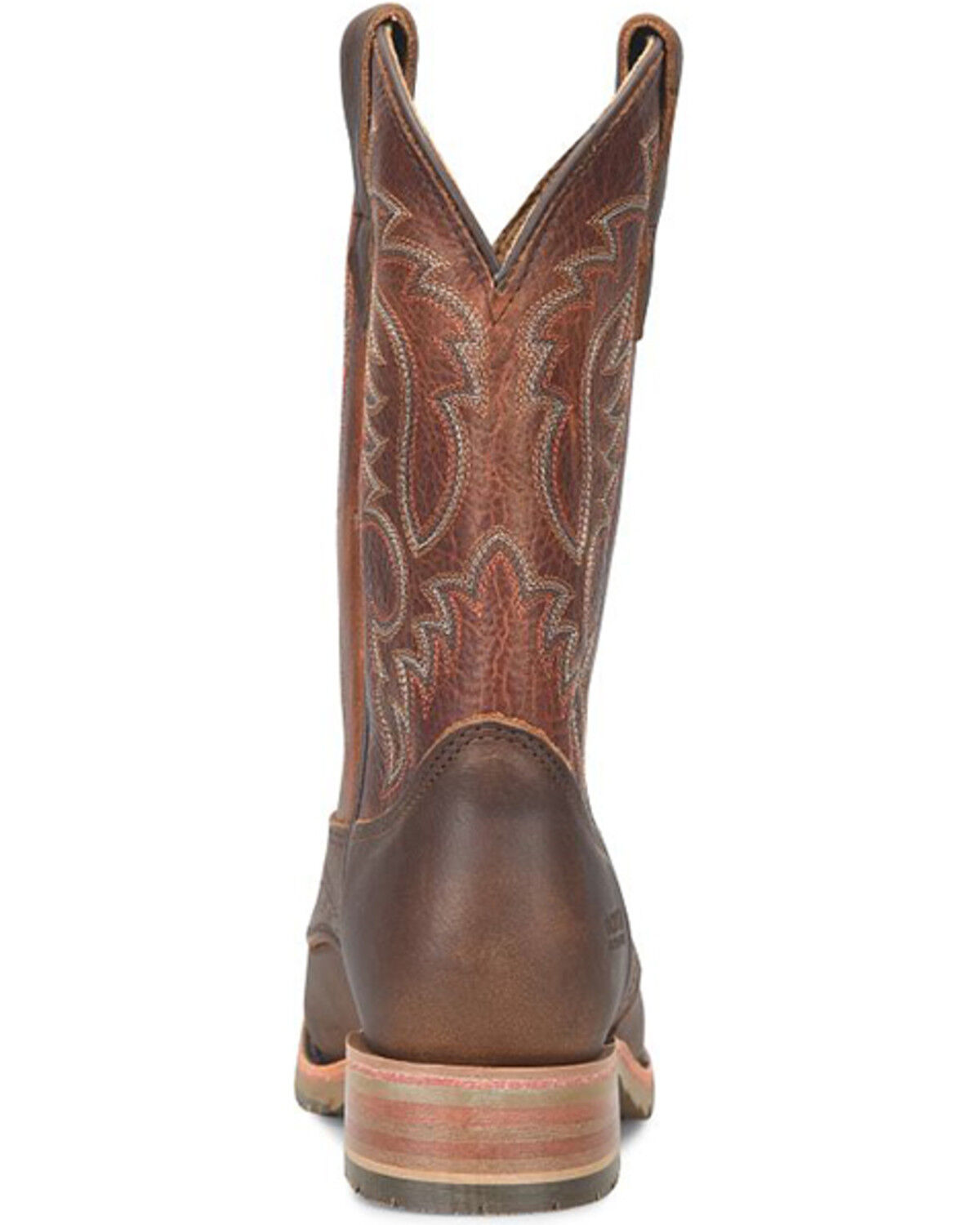 Image #4 - Double H Men's Cody Western Performance Boots - Square Toe, Brown, hi-res
