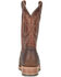 Image #4 - Double H Men's Cody Western Performance Boots - Square Toe, Brown, hi-res