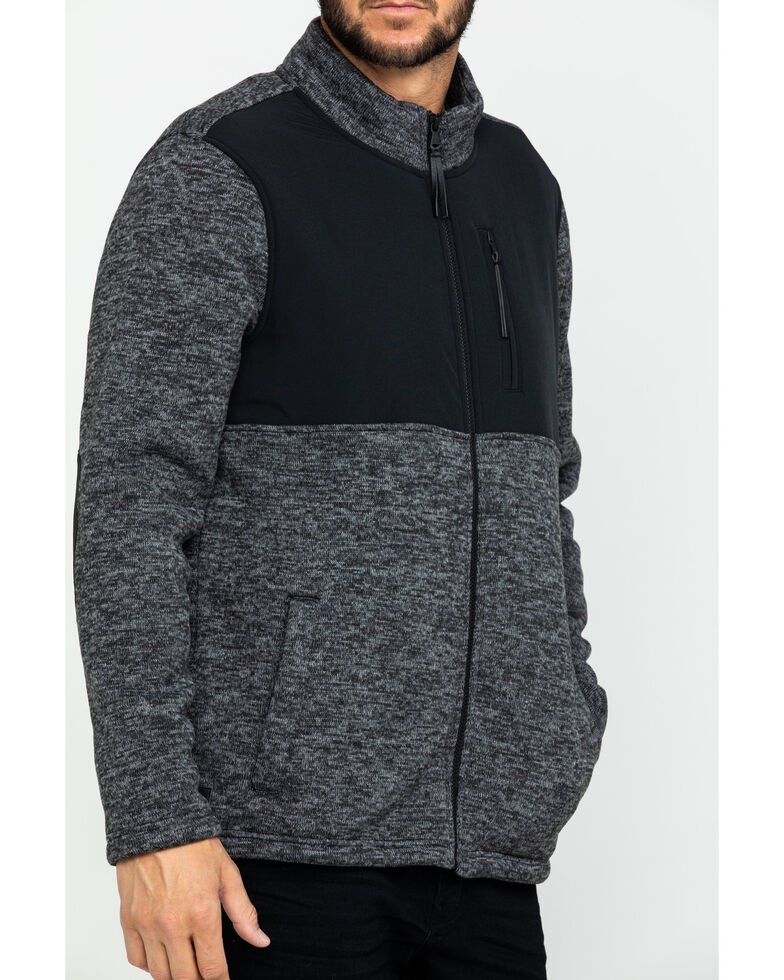 Cody James Men's Yosemite Contrast Bonded Fleece Sweatshirt , Black, hi-res