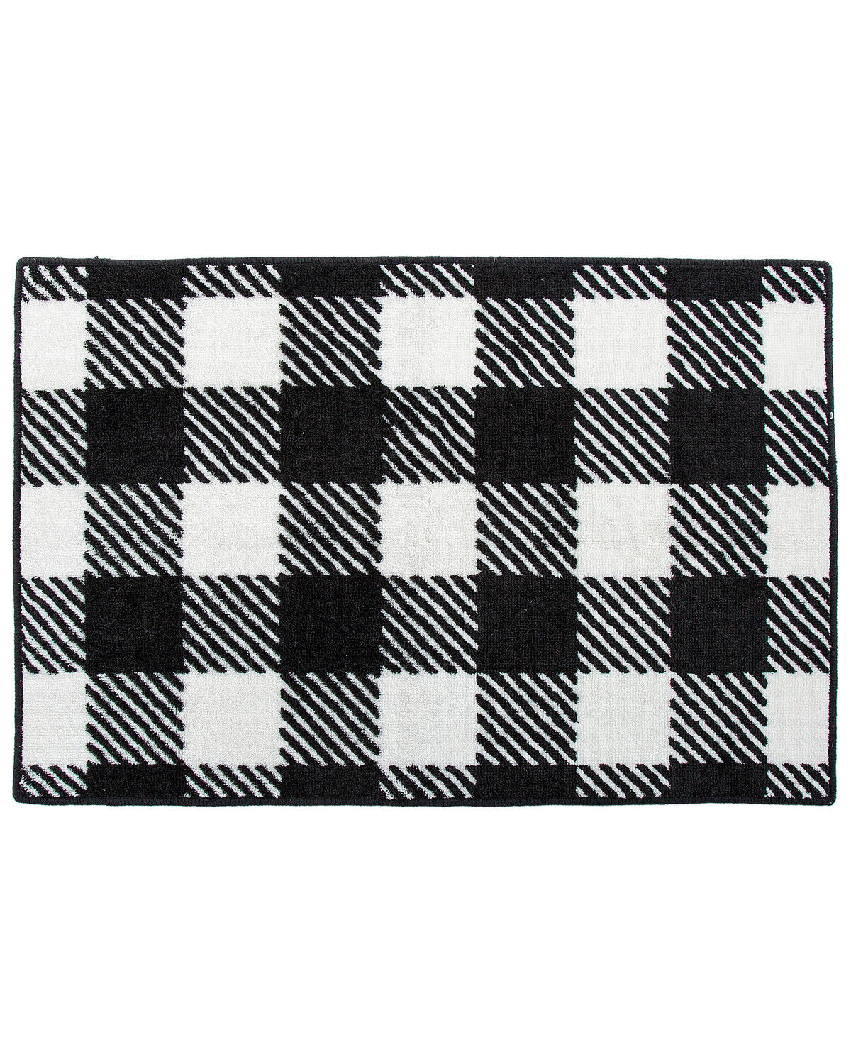 Image #1 - HiEnd Accents Camille Rug, Black/white, hi-res