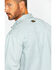Hawx Men's Twill Snap Long Sleeve Western Work Shirt - Tall , Grey, hi-res