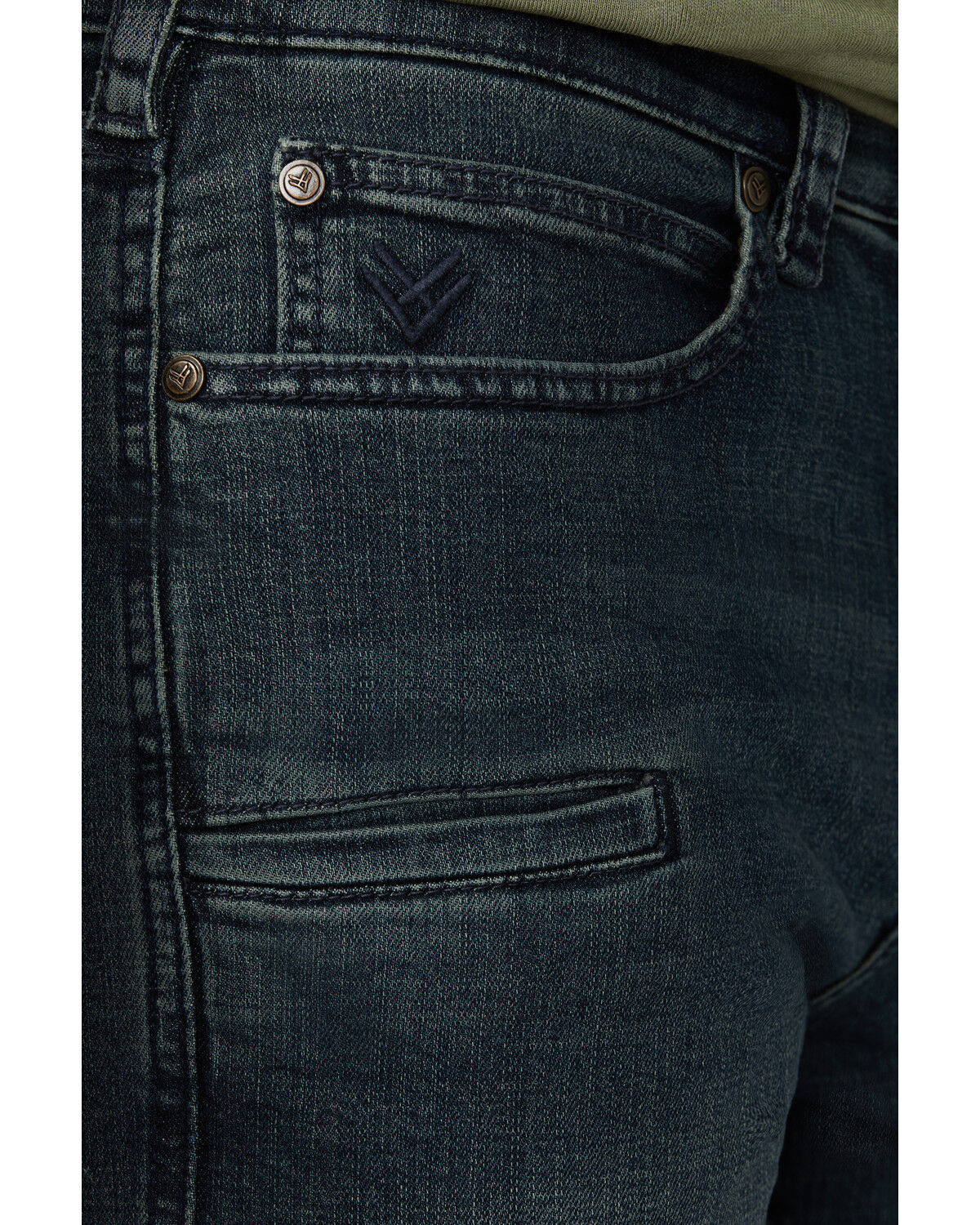 Image #2 - Hawx Men's Foundation Dark Wash Straight Stretch Denim Jeans, Indigo, hi-res