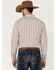 Image #4 - Moonshine Spirit Men's Sundial Southwestern Geo Print Long Sleeve Snap Western Shirt , Ivory, hi-res