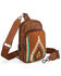 Image #1 - Wrangler Women's Daenerys Winter Southwestern Sling Bag, Brown, hi-res