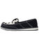 Image #2 - Ariat Women's Suede Cow Print Hair-On Casual Slip-On Cruiser - Moc Toe, Black, hi-res