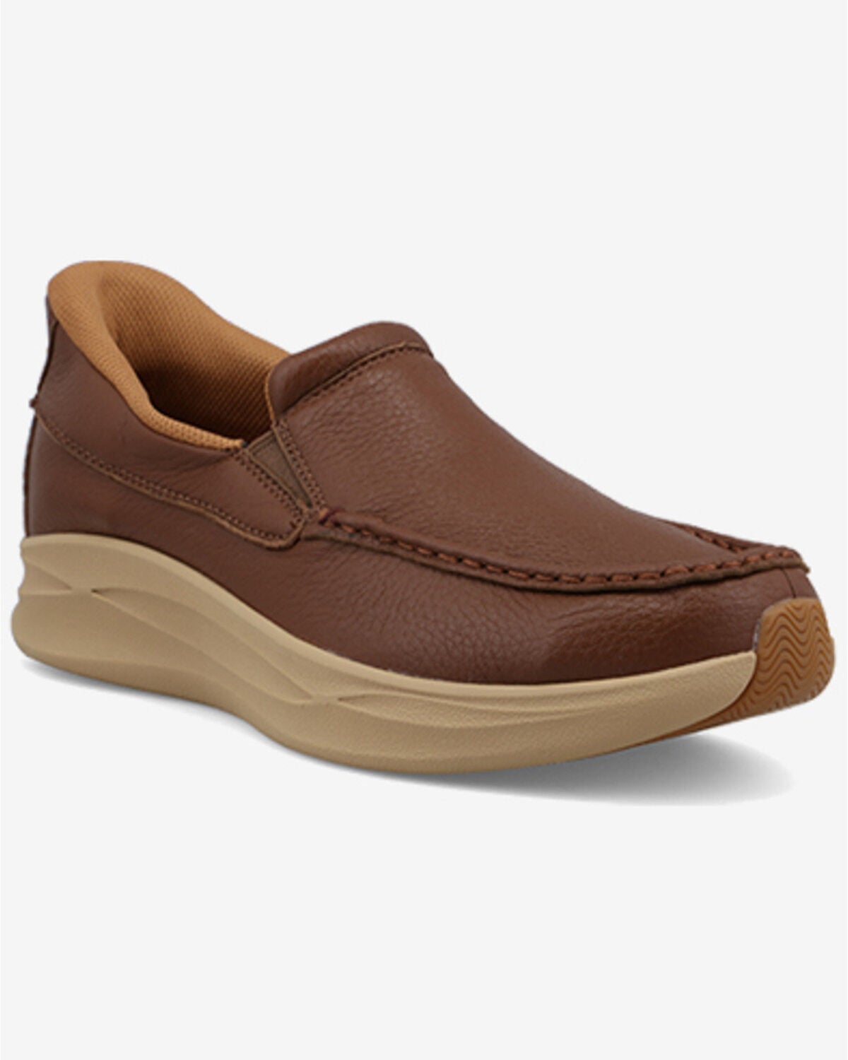 Twisted X Men's Feather X&trade; EZ On Casual Shoes - Moc Toe, Brown, hi-res