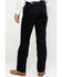 Wrangler Men's Black Casual Pleated Front Western Pants , Black, hi-res